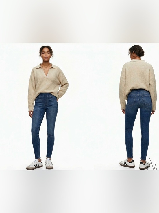 Judy Blue Denim - Judy Blue $59 High Rise Pull-On Skinny Jeans 0/24 EUC W 13-13.5” R 9.25” I 27”